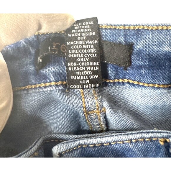 Refuge Womens Denim Jeans Straight Leg Blue Size 2 - Picture 4 of 6